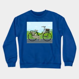 Retro Vintage Bicycle Biker Lover Crewneck Sweatshirt